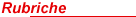 rubriche